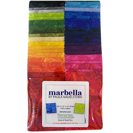 Benartex Marbella Strip-pies - 40 2.5" Strips