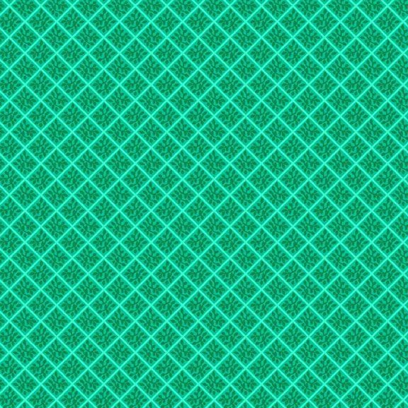 (5 yd) Marcus Fabrics Sunny Days Diamond Leaf Jade R250910D