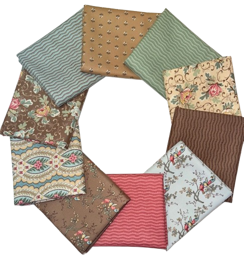 Andover "Meadowlark Manor" Half-yard Bundle - 10 Fabrics, 5 Total Yards