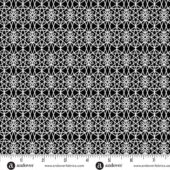 (3 yd) Andover/Makower UK Mellow Drama Lacework 1149-K
