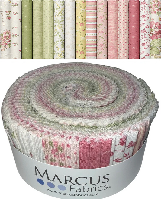 Marcus Fabrics - Shades Of Romance by Monika Zhu - 40 2.5" Strips