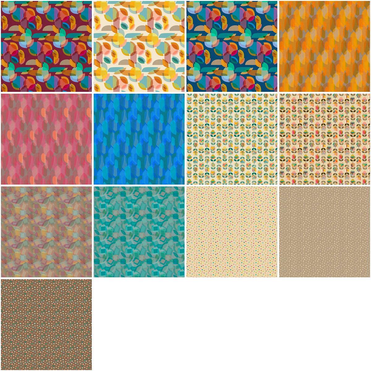 Clothworks - Mid-Century Modern - 40 Strip Roll