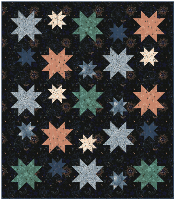 Free "Milky Way" Half-Yard Bundle Quilt Pattern From Robert Kaufman!