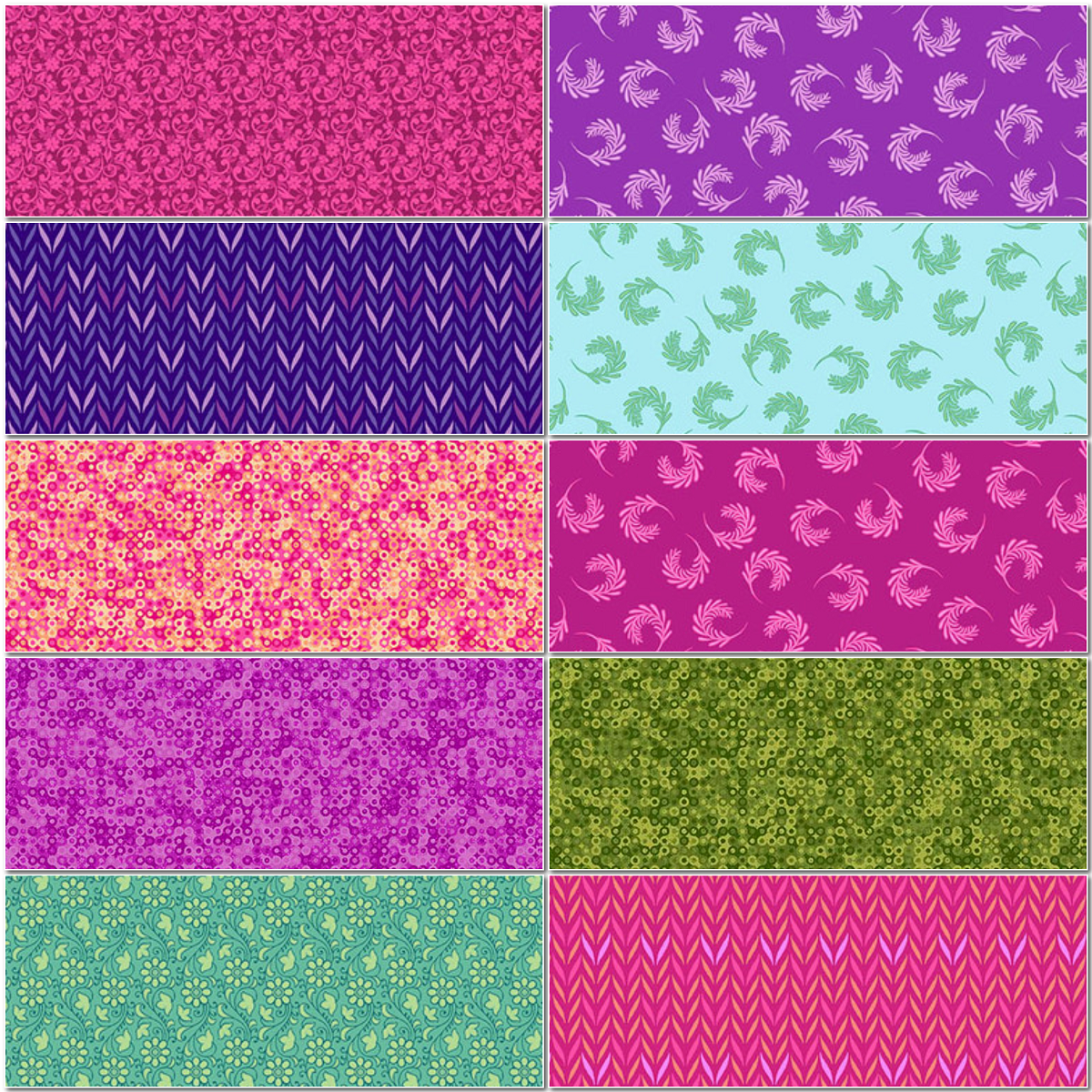 Andover "Molly's Magic" Half-yard Bundle - 10 Fabrics, 5 Total Yards