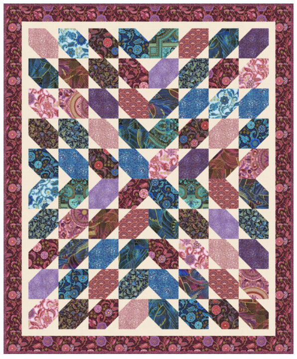 Free "Mini Petals" Charm Pack Pattern From Robert Kaufman!