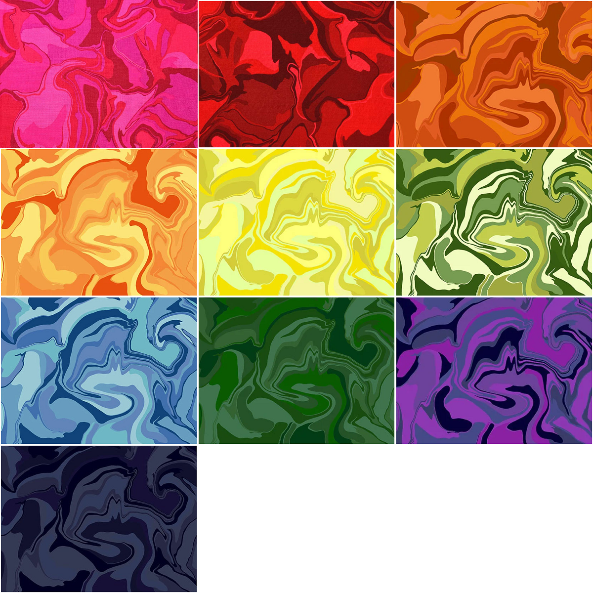 Andover "Nebula" Half-yard Bundle - 10 Fabrics, 5 Total Yards