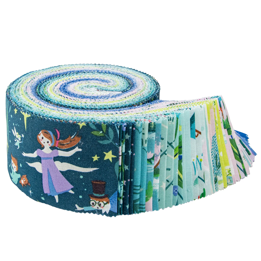 Riley Blake Forever Neverland - 40 Strip Rolie Polie