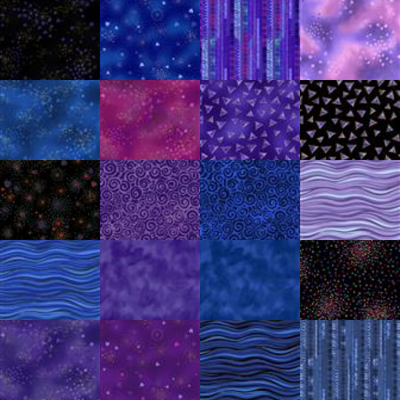 Clothworks - Night Magic (Laurel Burch) - 40 Strip Roll