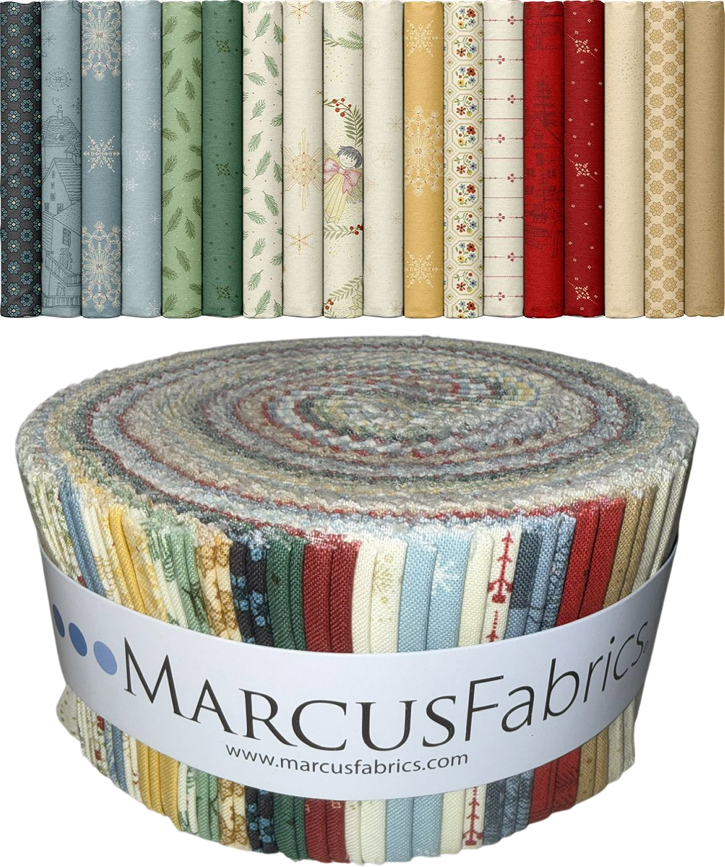 Marcus Fabrics - Nordic Christmas by Miriam Christensen Rawson - 40 2.5" Strips