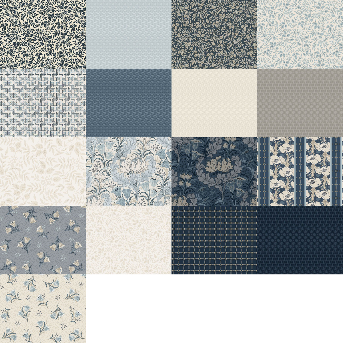 Marcus Fabrics - Nouveau (Smithsonian Institute) - 40 2.5" Strips