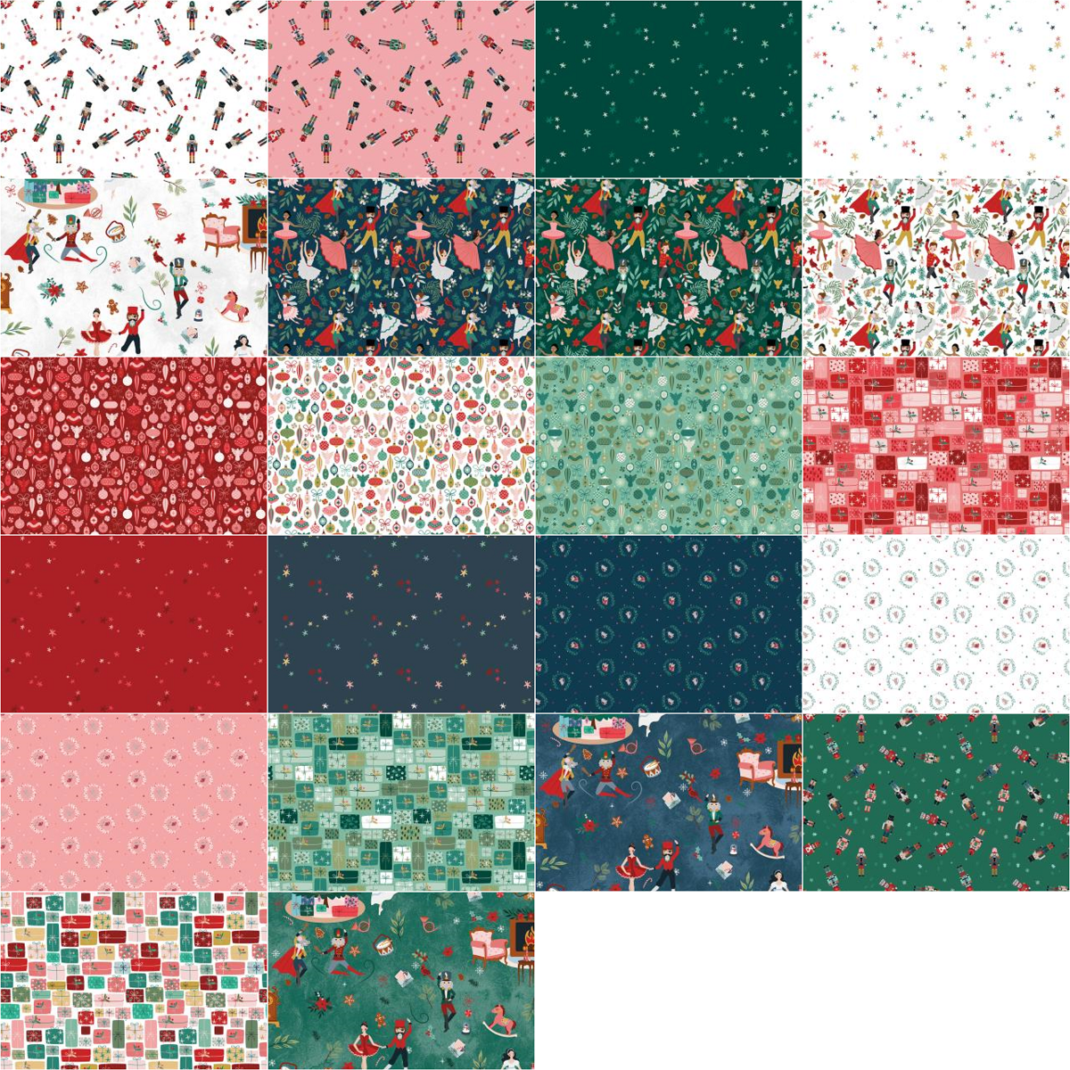 Riley Blake Nutcracker Tradition - 40 Strip Rolie Polie