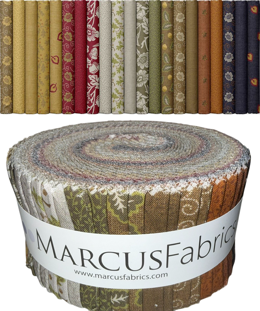 Marcus Fabrics - Oak Alley by Deb Eggers - 40 2.5" Strips