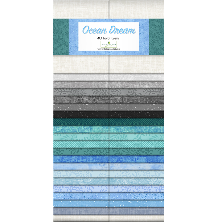 Wilmington Prints - 40 Karat Gems - Ocean Dream