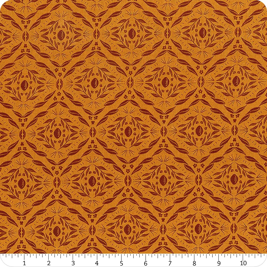 (5 yd) Riley Blake Olive Grove C16633 Terracotta