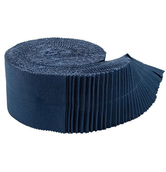Riley Blake Confetti Cottons Oxford Blue - 40 Strip Rolie Polie
