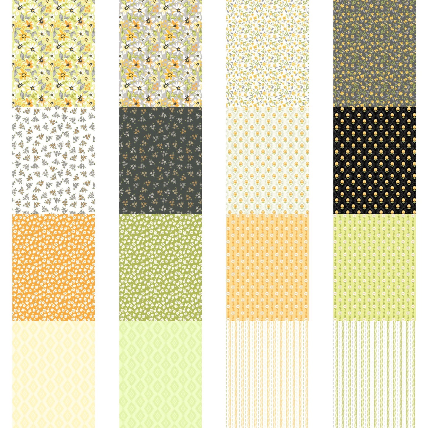 Wilmington Prints - 40 Karat Crystals - Patch Of Sunshine