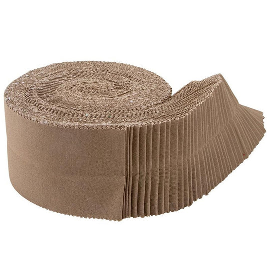 Riley Blake Confetti Cottons Pebble - 40 Strip Rolie Polie
