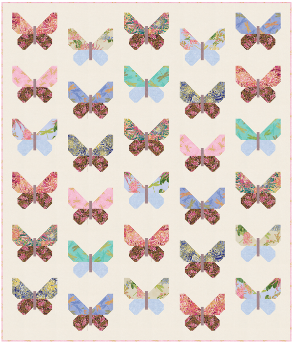 Free "Petite Butterflies" Half-Yard Quilt Pattern From Robert Kaufman!