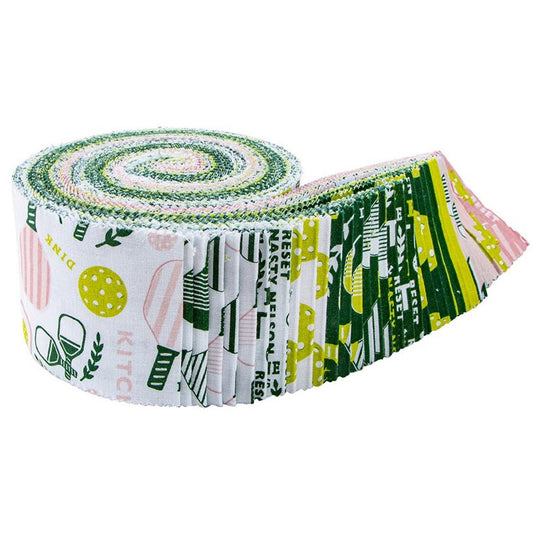 Riley Blake Pickleball - 40 Strip Rolie Polie