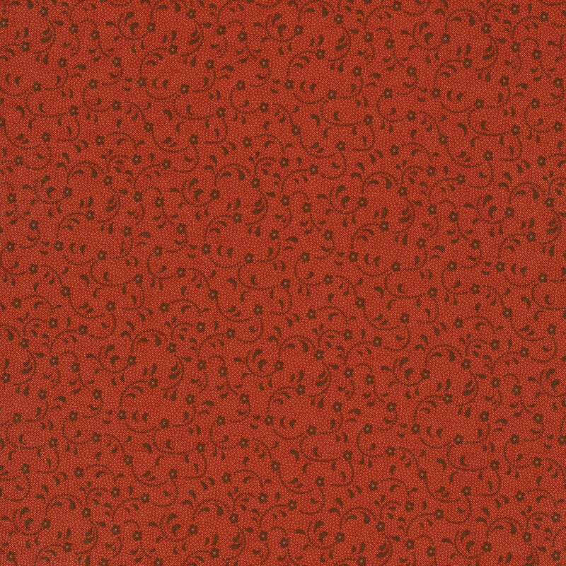 Charm Pack 5x5 Squares - Riley Blake Floret Red 5-inch Stacker - 40 5" Squares