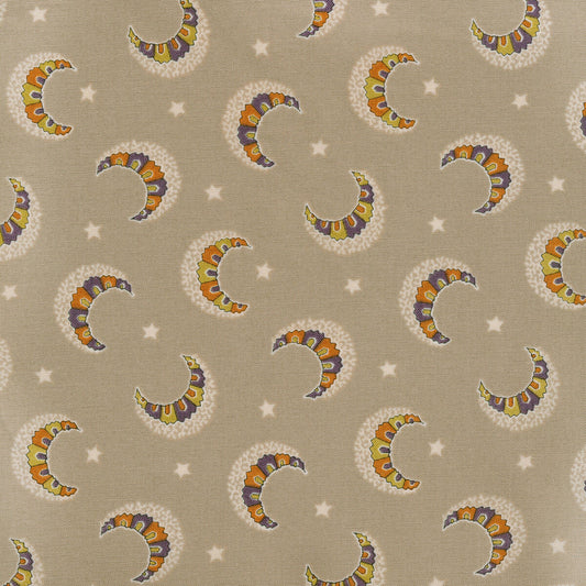 (4 yd) Andover/Makower UK Witchypoo Moons & Stars A-256-N