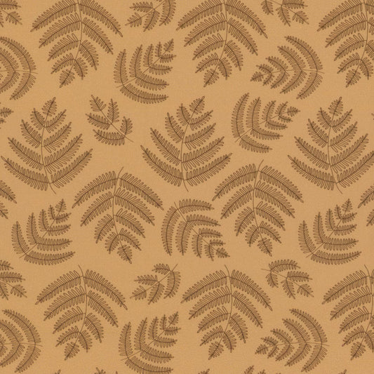 (4.5 yd) Clothworks Forest Ferns Y3997-70 Light Rust Ferns