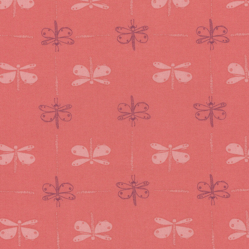(6 yd) Andover/Makower UK Meadow Walk A-1339-E Petal