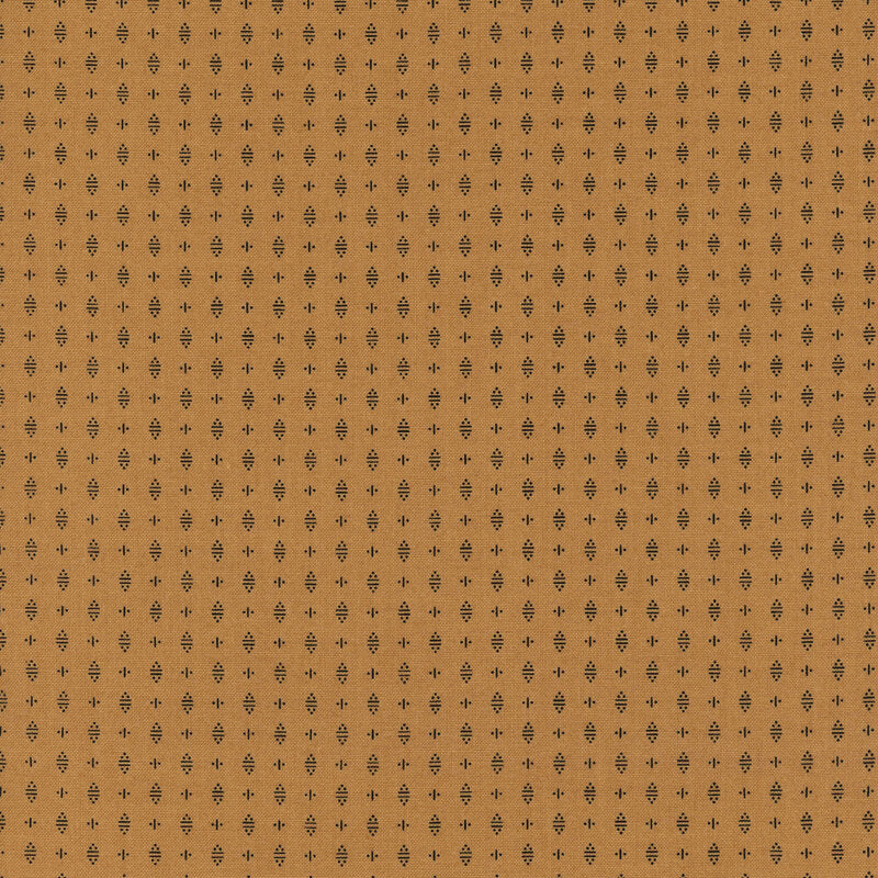 (4 yd) Andover/Makower UK Toasted 5692-NK Caramel Gem