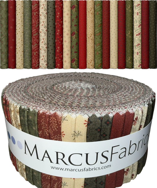 Marcus Fabrics - Pineberry Lane by Pam Buda - 40 2.5" Strips