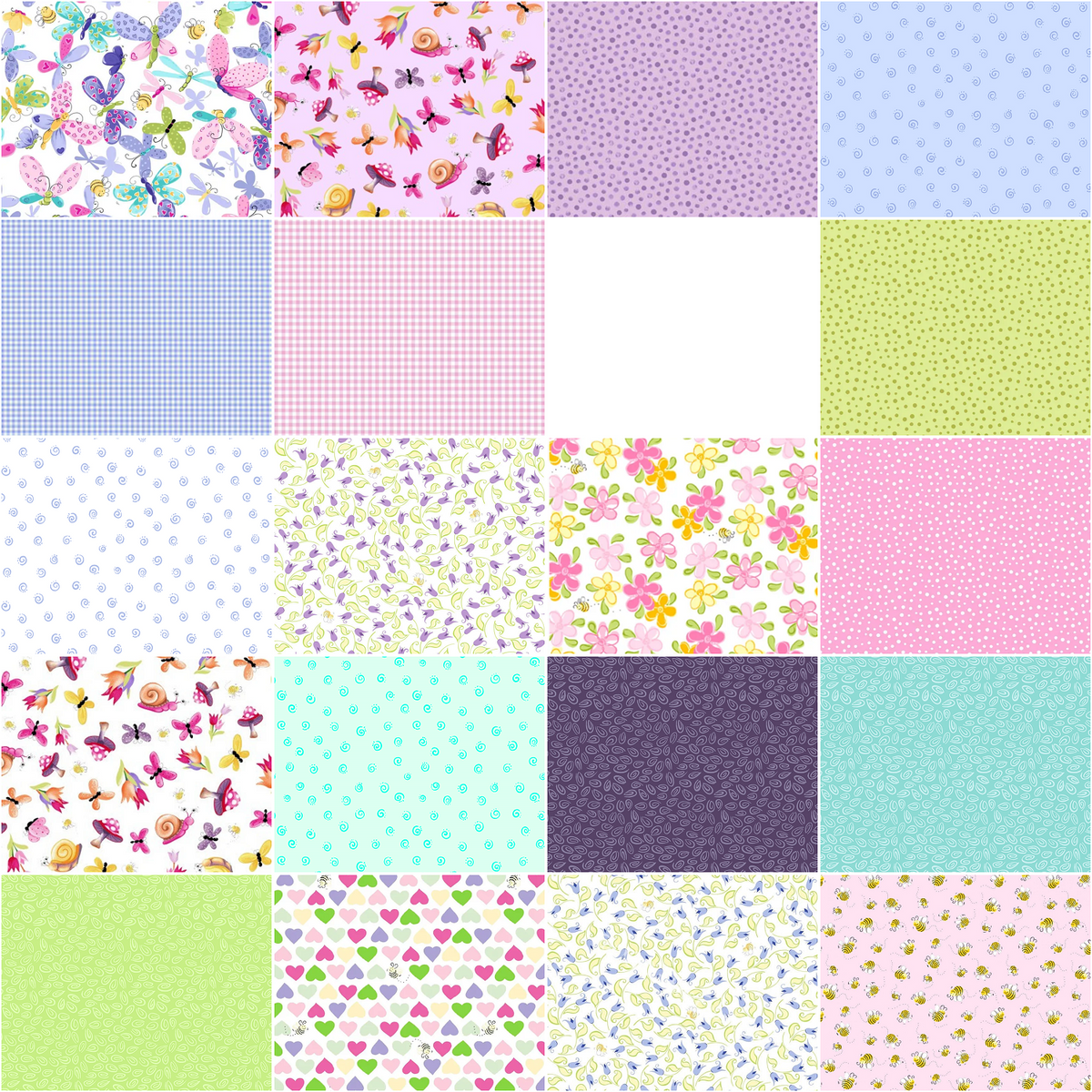 Clothworks - Pretty In Pink II - 40 Strip Jelly Roll