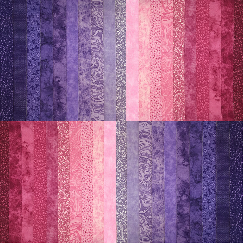 June Doe Fabric Collections - Plumberry - 40-Strip Pack