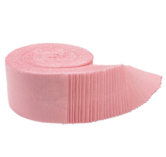 Riley Blake Confetti Cottons Pretty In Pink - 40 Strip Rolie Polie