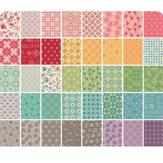 Riley Blake Piece & Plenty - 40 Strip Rolie Polie