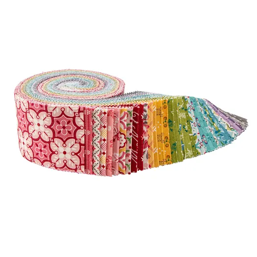 Riley Blake Piece & Plenty - 40 Strip Rolie Polie