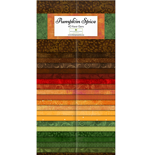 Wilmington Prints - 40 Karat Gems - Pumpkin Spice