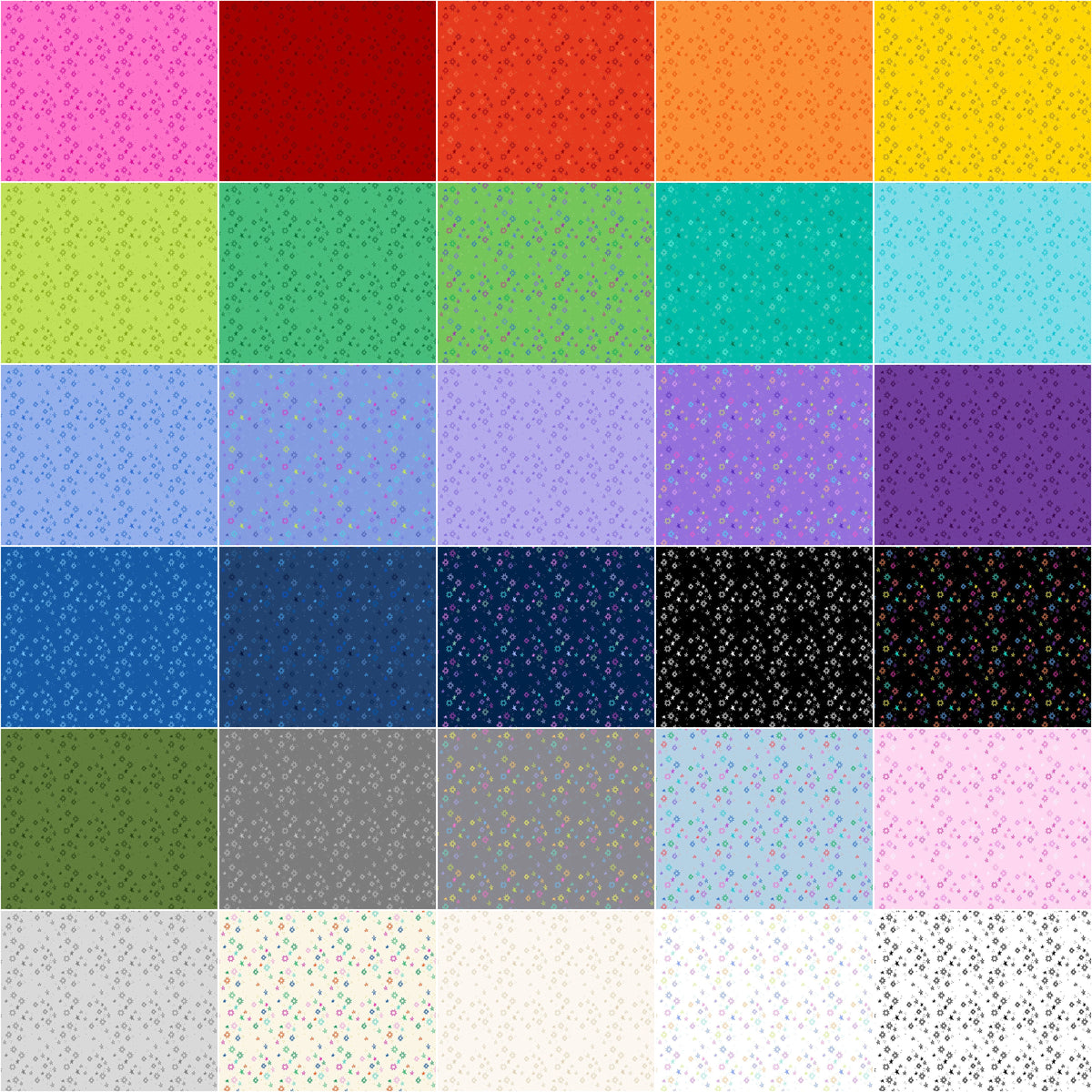 Timeless Treasures/Dear Stella - Quiltstellation by Pammie Jane - 40 2.5" Strips/Jelly Roll