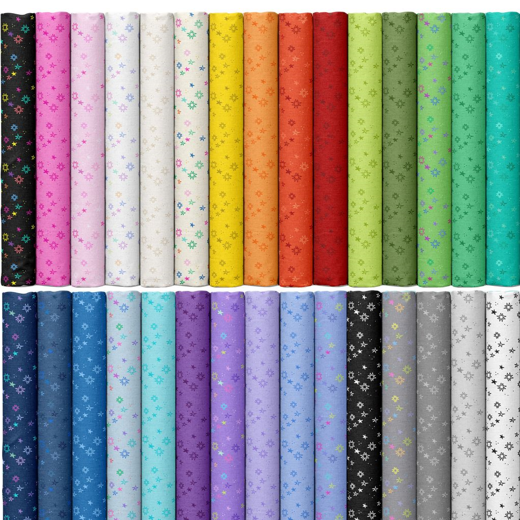 Timeless Treasures/Dear Stella - Quiltstellation by Pammie Jane - 40 2.5" Strips/Jelly Roll