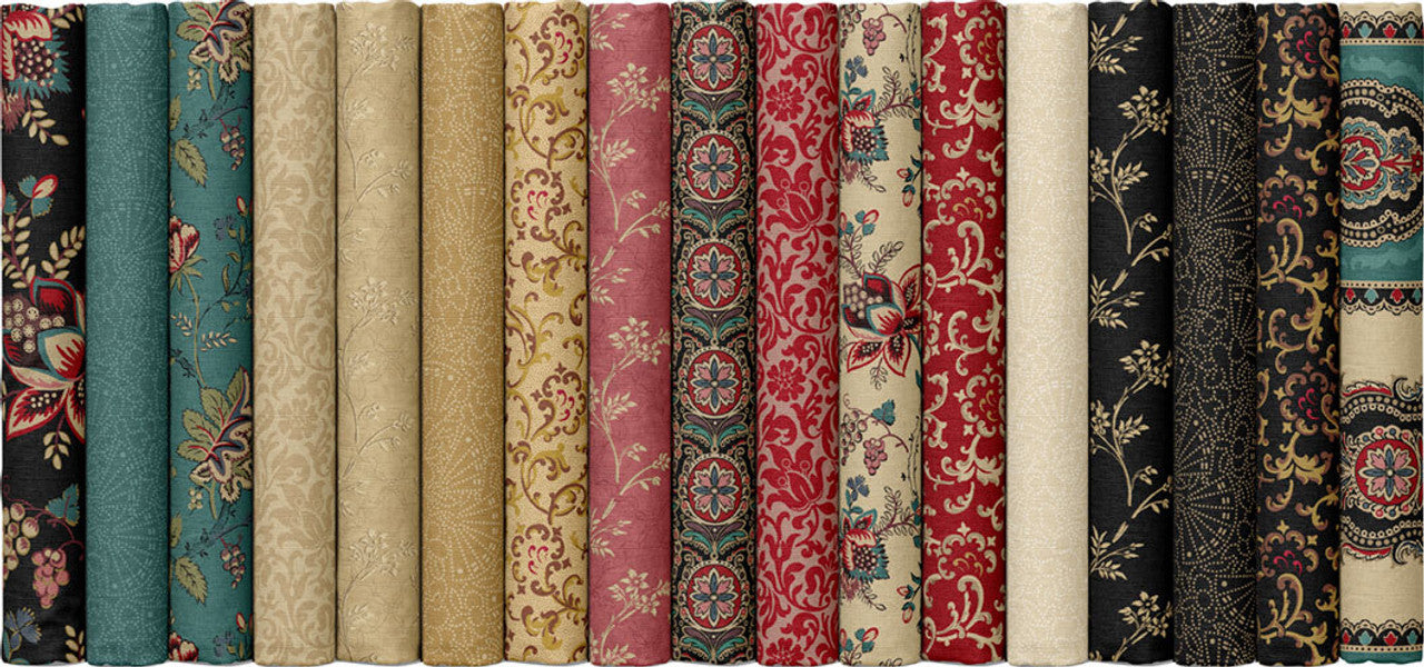 Marcus Fabrics - Elegant Estate Collection (Smithsonian Institute) - 40 2.5" Strips