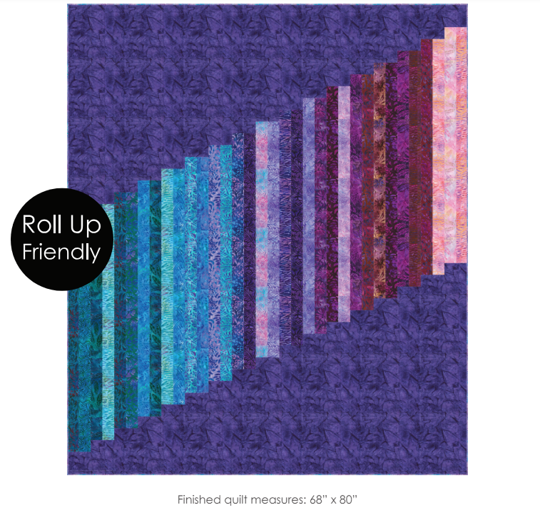 Free Robert Kaufman "Rainbow Roll" Jelly Roll Pattern!