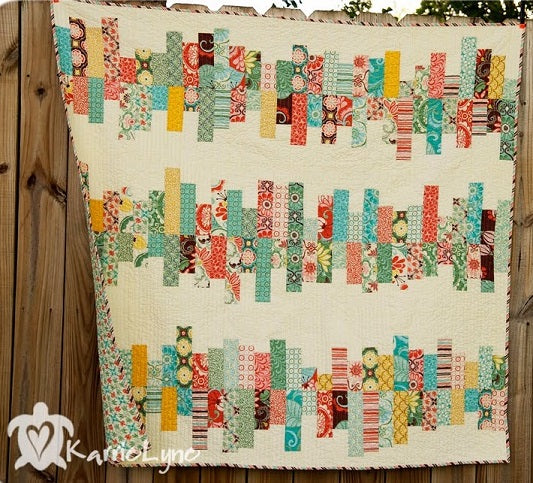 Free "Random Reflections" Jelly Roll Pattern!