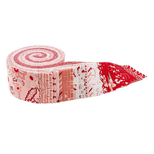 Riley Blake Red Delicious - 40 Strip Rolie Polie