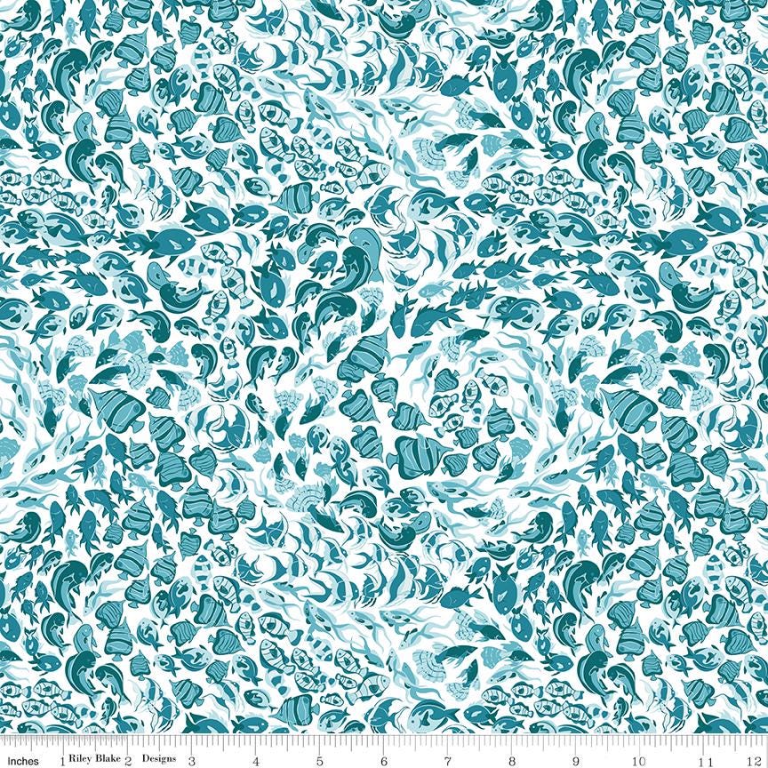 Riley Blake "Reef" Half-yard Bundle - 10 Fabrics, 5 Total Yards