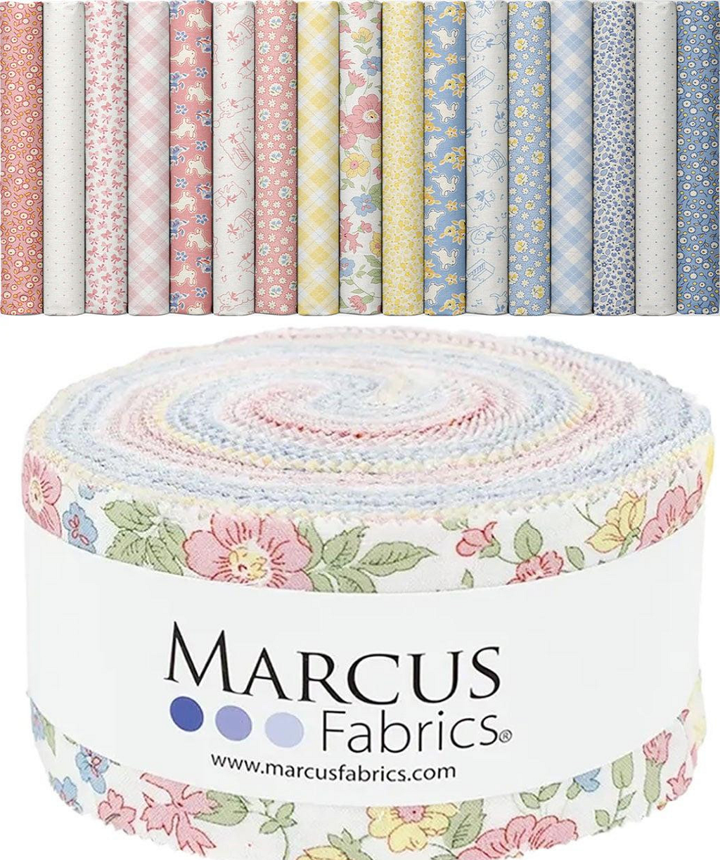 Marcus Fabrics - Aunt Grace Rock My Baby by Judie Rothermel - 40 2.5" Strips/Jelly Roll