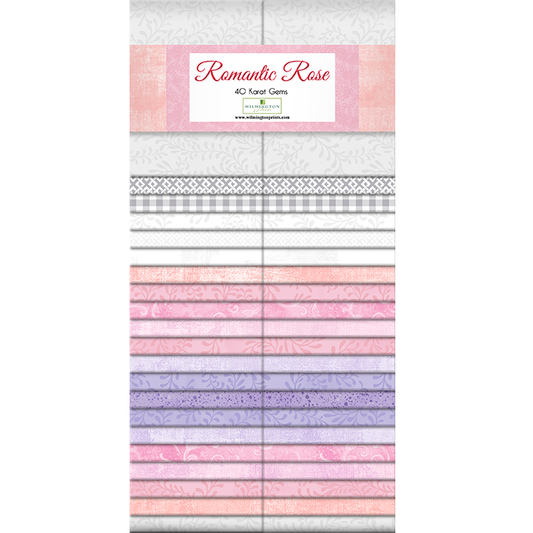 Wilmington Prints - 40 Karat Gems - Romantic Rose