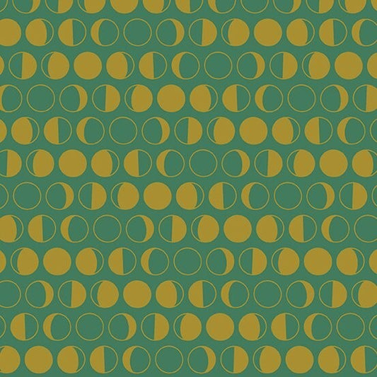 (2 yd) Andover/Makower UK Oracle Unphased 236-MNG (Gold Metallic)