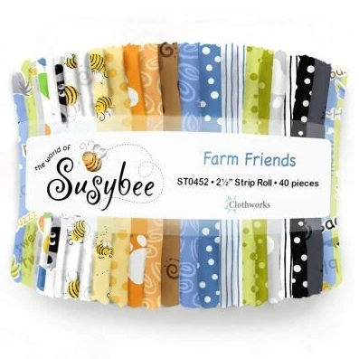 Clothworks - Farm Friends - 40 Strip Roll
