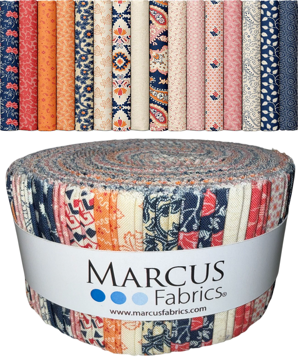 Marcus Fabrics - Sanibel Island by Deirdre Coughlin - 40 2.5" Strips