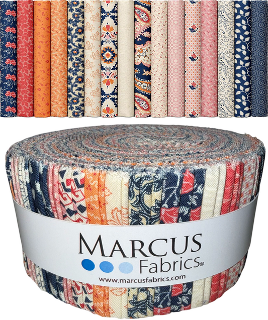 Marcus Fabrics - Sanibel Island by Deirdre Coughlin - 40 2.5" Strips