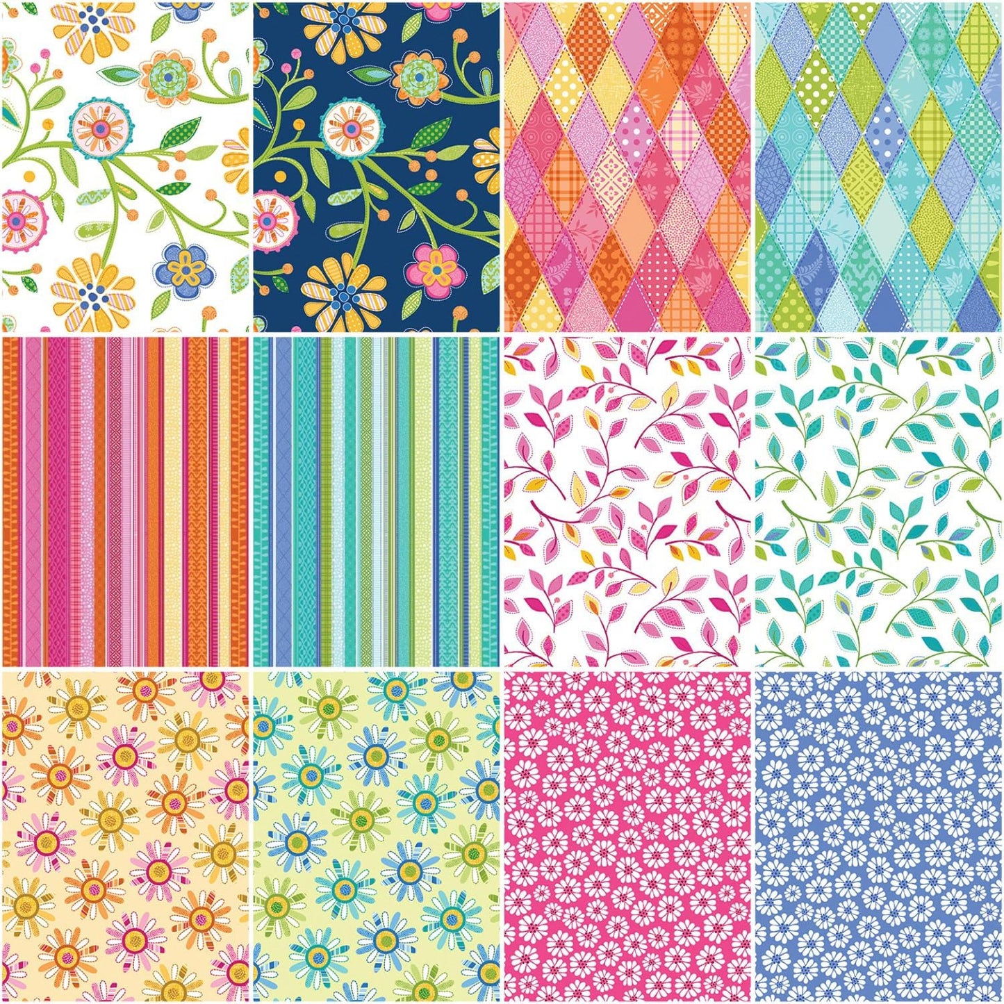 Benartex Serendipity Strip-pies - 40 2.5" Strips