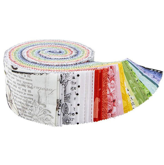 Riley Blake Sewing Seeds III - 40 Strip Rolie Polie